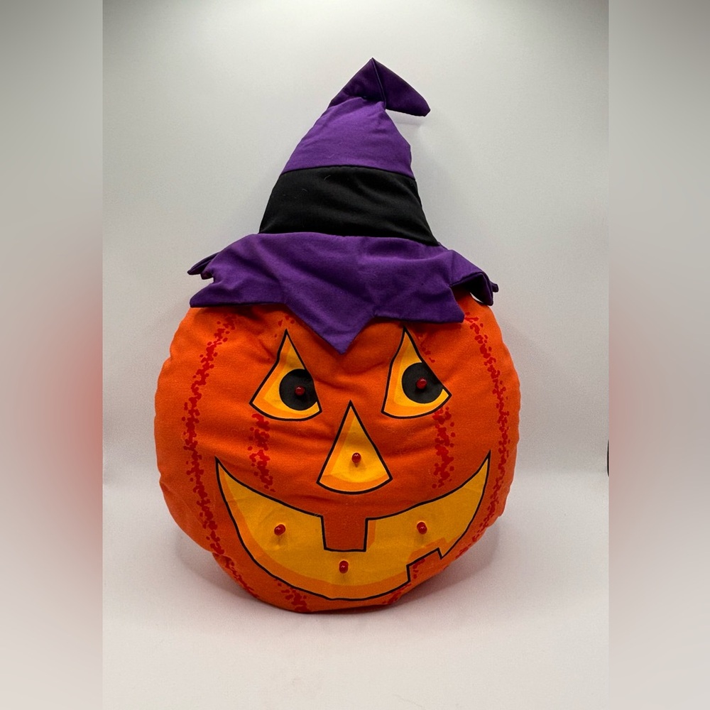 Vtg 1991 12” Avon Light Up Jack O Lantern Pumpkin Halloween Decor Works‎ Toys